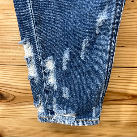 Kancan Estilo Jeans 5 26 100% Cotton Skinny High Rise Ripped Holes Distress - Picture 4 of 14